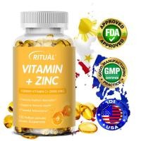 ราคา Zinc Vitamin C, Vitamin C, Zinc Plus Vitamin C Capsule, Vit C Zinc Capsules Vegan (49860278983)