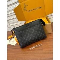 ราคา LouisVuitton Good Things เครื่องหนัง Milay Luxury Bag Edition Pochetteoyage Mens Handbag Mens Bag Light No Burden Version Examination Simple Generous (50511548534)