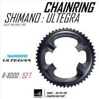 ราคา ใบจานหน้า SHIMANO : ULTEGRA FC-R8000 52 ฟัน CHAINRING 52T. / 110 BCD (26423066278)