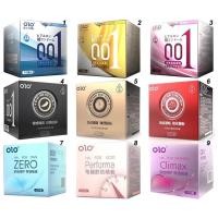 ราคา OLO Thin 001 series basic condoms 10pes ถุงยางอนามัย ถุงยาง (10ชิ้น/1กล่อง) แบบบาง บาง 0.01 มิล 50/52/54mm (22649794024)