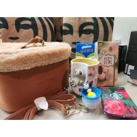 ราคา Starbucks Special Limited Set : สินค้าเซ็ทพิเศษ กระเป๋าสะพาย+แก้วมัคแรคคูน+Snack Gift set (24365155128)