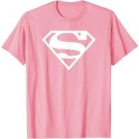 ราคา เสื้อยืดลาย Supergirl สีขาวและสีชมพู (22132483925)