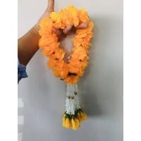 ราคา พวงมาลัย พวงมาลัยดาวเรือง ข้อมือกลมชายกุหลาบ5 ราคาส่ง (9068407739)