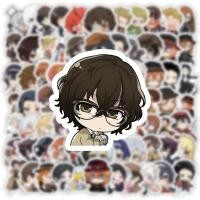 ราคา 10/30/50/100pcs Cute Cartoon Bungou Stray Dogs Graffiti Stickers for Notebook Water Bottle Kawaii Anime PVC Decals Kids (43602743151)