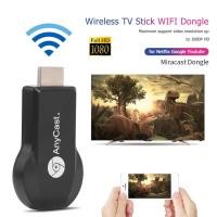 ราคา Anycast M9 Plus HDMI 1080p จอแสดงผล WiFi ตัวรับสัญญาณทีวีไร้สาย Miracast หน้าจอ Mirroring Chromecast Android iOS TV Dongle (44860493335)
