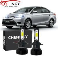 ราคา สําหรับ Toyota Vios NCP150 NCP93 NCP42 2002-2017 2018 ( Non-projector) (ไฟหน้า BHLamp Bulbs) - V4 6000K LED Bulbs Kit เปลี่ยนฮาโลเจนสีขาว (1 คู่) (50161507339)