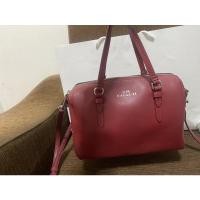 ราคา กระเป๋า Coach แท้ ทรงหมอนสีแดง (14985192177)