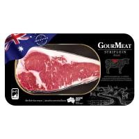 ราคา [สินค้าส่งด่วน] กูร์มีท เนื้อสันนอกวัวออสเตรเลีย 180 กรัม GOURMEAT AUSTRALIAN STRIPLOIN 180 G (56761276064)