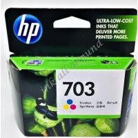 ราคา ตลับหมึกอิงค์เจ็ท HP 703 สี HP 703 Ink Cartridge CD888AA (Color) หมึกพิมพ์แท้ (1890922539)