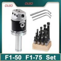 ราคา OUIO F1 2/3/4 Inch 50/75/100mm F1 Type Boring Head 12/18/25mm Lathe Boring Bar Milling Holder For M (52652681358)