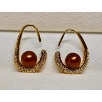 ราคา MERAH CERTIFIED เกรดแท้ A SEA PEARL EARRINGS สมบูรณ์พร้อมกล่องกํามะหยี่สีแดง (48111708025)