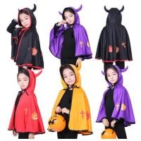 ราคา เสื้อคลุมฮู้ดฮาโลวีนสำหรับเด็ก มีหลายสีและมีลายฟักทอง-กางเขน-เขาปีศาจ พร้อมส่งจากประเทศไทย (43617450561)