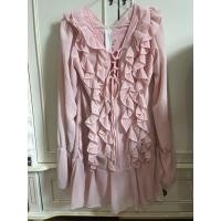 ราคา ส่งต่อเดรสสั้นสาหร่ายสีชมพูไซส์ S M (46910055626)