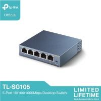 ราคา TP-Link TL-SG105 (5-Port 10/100/1000Mbps Desktop Switch) (1255707232)