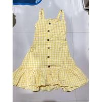 ราคา เดรสสั้นลายตาราง สีเหลือง (26455928283)