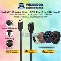 ราคา Garmin Vivoactive Smart Watch สายชาร์จ USB 100 ซม. (5/4/3, Vivomove 3/3s/Luxe/Style/Sport, Vivosmart charger) (55555785734)