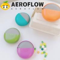 ราคา AEROFLOW กล่องยาหมุนได้ทรงกลม, ที่เก็บยาหมุนขนาดเล็กแบบพกพา, แท็บเล็ตภาชนะบรรจุยาพลาสติกปิดผนึกสร้างสรรค์ (43131239962)