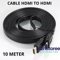 ราคา สาย HDMI 10M FLAT / HDMI 10 M / HDMI 10 เมตร / สาย HDMI 10M แบน / HDMI Flat V1.4 สาย HDMI to HDMI ยาว 10 เมตร / (29007166034)