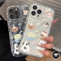 ราคา สต๊อกไทย เคสสำหรับไอโฟน17 การ์ตูน ลายแอนิมอล เคสนิ่มเปลือกหอยเชลล์ For IPhone17 16 15 14 13 11 12Pro Max 6 7 8Plus XR XS (43630050450)
