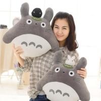 ราคา 3 ใน 1 หลาย โตโตโร่ มืออุ่นหมอนผ้าห่มหมอนกระต่ายผ้าห่ม龙猫 三合一 头 (46360819304)
