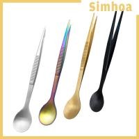 ราคา [SIMHOA] 2in1 ช้อน Tweezer Creative Western Chef Tweezer Tablespoon Creative ชุบช้อน Tweezer เครื่องครัวสําหรับงานปาร์ตี้ (44956570015)