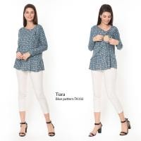 ราคา Justmom ชุดเดรสให้นมบุตร ลายมงกุฏ สีฟ้า TA102 (9215604052)