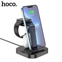 ราคา HOCO ของแท้ 100% Wireless Charger 12W CW43 3 in 1 Fast Charging สําหรับโทรศัพท์นาฬิกา 14 13 8 7 ผู้ถือ (29969771531)