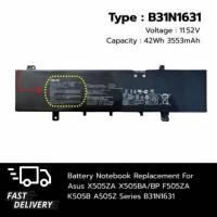 ราคา (ส่งฟรี ประกัน 1 ปี) แบตเตอรี่ โน๊ตบุ๊ค Battery for Asus X505ZA X505BA/BP F505ZA K505B A505Z B31N1631 (23045657135)