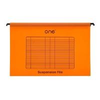 ราคา ONE แฟ้มแขวนพลาสติก F4 ส้ม (10เล่ม/แพ็ค) (24702036199)