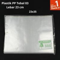 ราคา พลาสติก หน้า กว้าง 23 หนา 03 23X35 ถุงพลาสติกใส (28111857251)