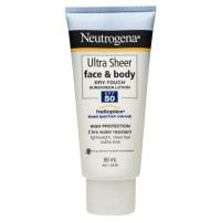 ราคา Neutrogena ultra sheer face & body dry touch sunscreen lotion SPF50 (9115490859)