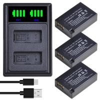 ราคา LP-E17 LPE17 LP E17 แบตเตอรี่กล้องใหม่ LED Dual USB Charger สําหรับ Canon EOS R8 RP 200D 250D M3 M5 M6 750D 760D T6s 800D T8i (49212168256)