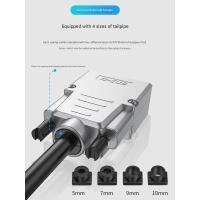 ราคา เปลือกโลหะประสานฟรี Joint DB9 Pin Serial Port Solder-Free Head RS232 Serial Port Head Solder-Free 485 ปลั๊ก COM พอร์ต 232 (49962078334)
