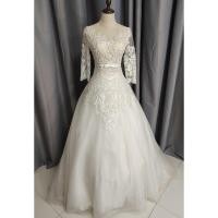ราคา ชุดแต่งงานมือสอง/Dinner Dress 80% เหมือนใหม่ [S~M Size]/ใหม่ขายขาย 8成新款服 (52359659220)