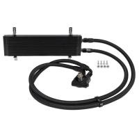 ราคา Bar & Plate Oil Cooler Universal Large Dual Pass Thermostatic Oil Filter Adapter Hose Kit (45906896012)