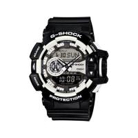 ราคา Casio G-Shock นาฬิกาข้อมือผู้ชาย สายเรซิ่น รุ่น GA-400-1ADR-สีดำ-ขาว (176397531)