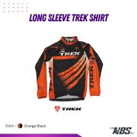 ราคา เสื้อปั่นจักรยาน ชุดทีมปั่นจักรยาน Long Sleeve Trek Shirt แขนยาว (18390291574)