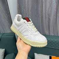 ราคา Y8YI G.C Genuine leather casual sneakers, retro fashion men's biscuit shoes, breathable white shoes (57911772036)
