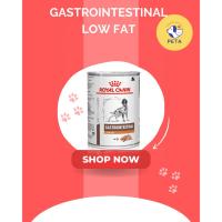 ราคา Royal canin GastroIntestinal Low fat 410g กระป๋อง อาหารสุนัขลำไส้ ตับอ่อนอักเสบ (1670393125)