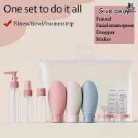ราคา [GA] 11in1 Set Travel Bottles Travel Size Containers Cosmetic Skincare Liquid Toiletries Bottle [TH] (49659825569)