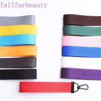 ราคา FALLFORBEAUTY สายรัดโทรศัพท์สีทึบกระเป๋าสตางค์สีลูกกวาดกระเป๋าริบบิ้น Charms พวงกุญแจรถสายคล้องคอ Lanyard (51812308188)