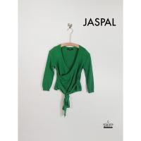 ราคา [พร้อมจัดส่ง] เสื้อไหมพรมแขนยาว ไขว้หน้า JASPAL สีเขียว โบว์ ผูกเอว สภาพ85% มีสีดรอปลงเล็กน้อย ผ้ามีขน (41263445783)