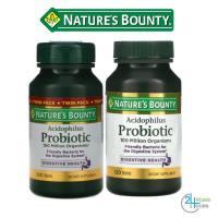 ราคา [พร้อมส่ง] Nature's Bounty Nature s Bounty Acidophilus Probiotic ขนาด 100 / 120 เม็ด - โปรไบโอติก บำรุงลำไส้ (17356935322)