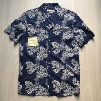ราคา เสื้อเชิ้ต ZARA MAN ฮาวาย สีกรม ไซส์ S (Relaxed Fit) (2297738850)