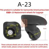 ราคา Rzmeng Hongsheng A23 ล้อเปลี่ยนสําหรับกระเป๋าเดินทาง Americantourister Samsonite ชุด 2 ชิ้น หมุนได้ 360 องศา เงียบ สําหรับกระเป๋าเดินทางล้อลาก อุปกรณ์เปลี่ยนล้อ (43681235907)