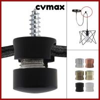 ราคา CVMAX จี้ตะขอสายไฟ, DIY ที่เก็บสายเคเบิลโคมระย้าหัวเข็มขัดลวด,โคมไฟอลูมิเนียมโคมระย้าลวด Shifter สําหรับไฟเพดานโคมระย้า (52661594526)