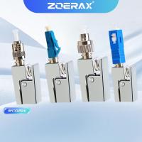 ราคา ZoeRax SC LC FC ST Square Shape Bare Fiber Optic Adapter FTTH Fiber Connector สําหรับปากกาแสงสีแดง OTDR Coupler (42310852018)