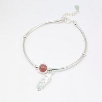 ราคา สร้อยข้อมือขนนกเงินอิตาลี 925 (40808823346)