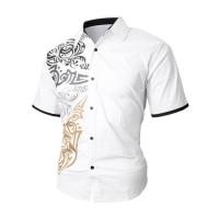 ราคา KEMEJA HipNop เสื้อเชิ้ตผู้ชายขนาด L แขนสั้น SlimFit ชายเสื้ออย่างเป็นทางการ Casual Plain เสื้อผ้าเด็ก MIX (41962308773)