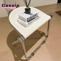 ราคา GOSSIP เก้าอี้พับได้, โลหะพับได้วินเทจเก้าอี้โลหะ,อะคริลิควินเทจสไตล์วินเทจสตูลอะคริลิคใช้ในครัวเรือน (41980594687)